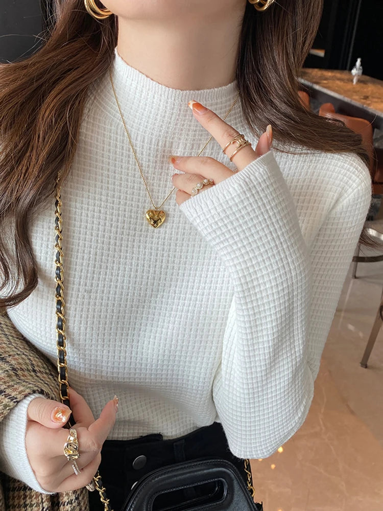 Women Autumn Winter Turtleneck Sweater