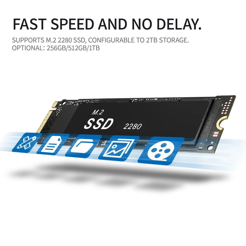 FIREBAT AK2 PLUS MiniPC Intel N100 Dual Band WiFi5