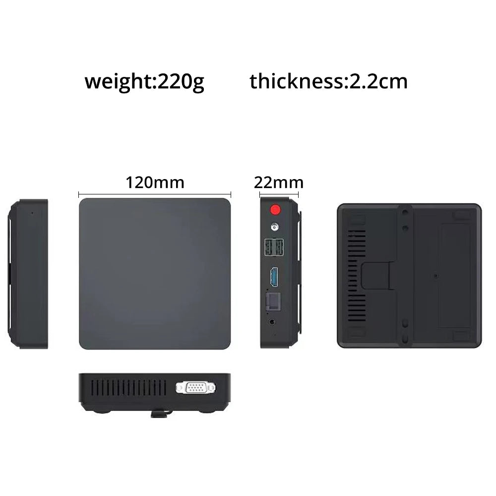 SOYO M2 Mini PC Intel  6G RAM 64G/128G ROM