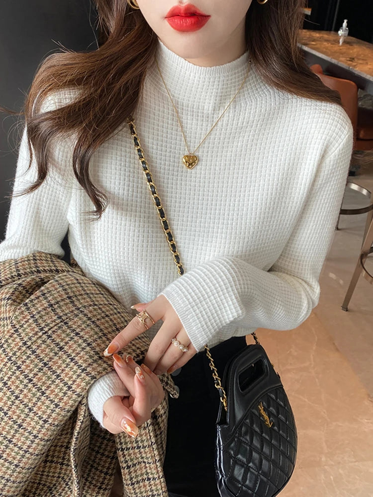 Women Autumn Winter Turtleneck Sweater