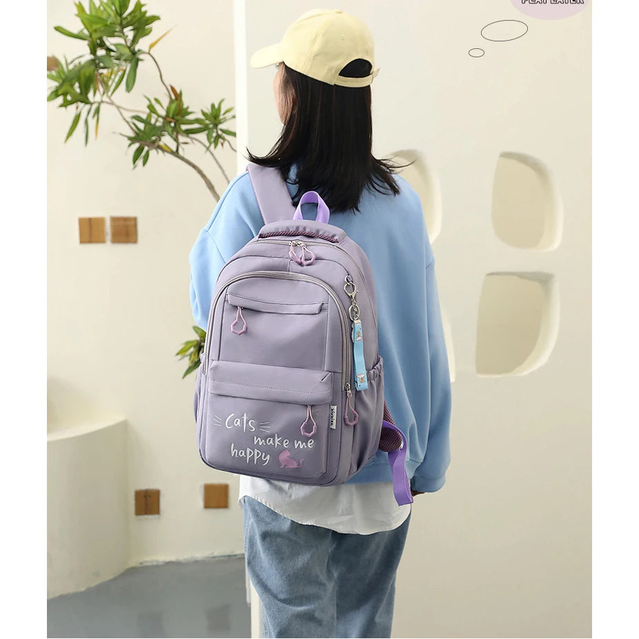 Girl School Bag Backpack Back Pack For Teenager Women