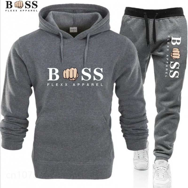 New Autumn Winter Men Women Tracksuit Hoodies + Pants