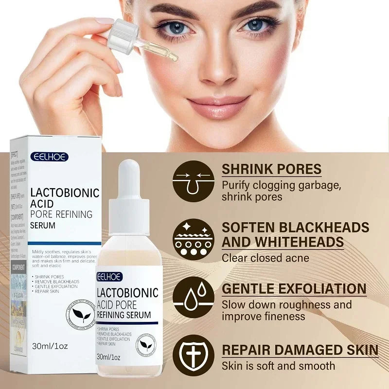 Lactobionic Acid Shrink Pores Facial Serum