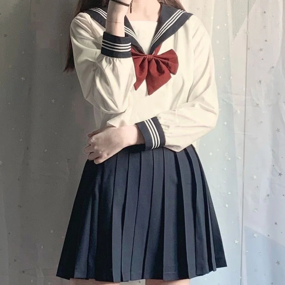 Japanese School Uniform Girl Jk Suit Sexy Spring